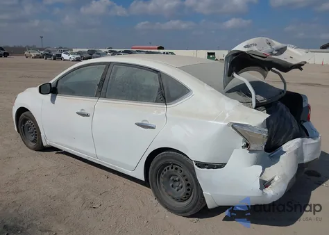 2013 Nissan Sentra S from USA, damaged, VIN 3N1AB7AP9DL755016